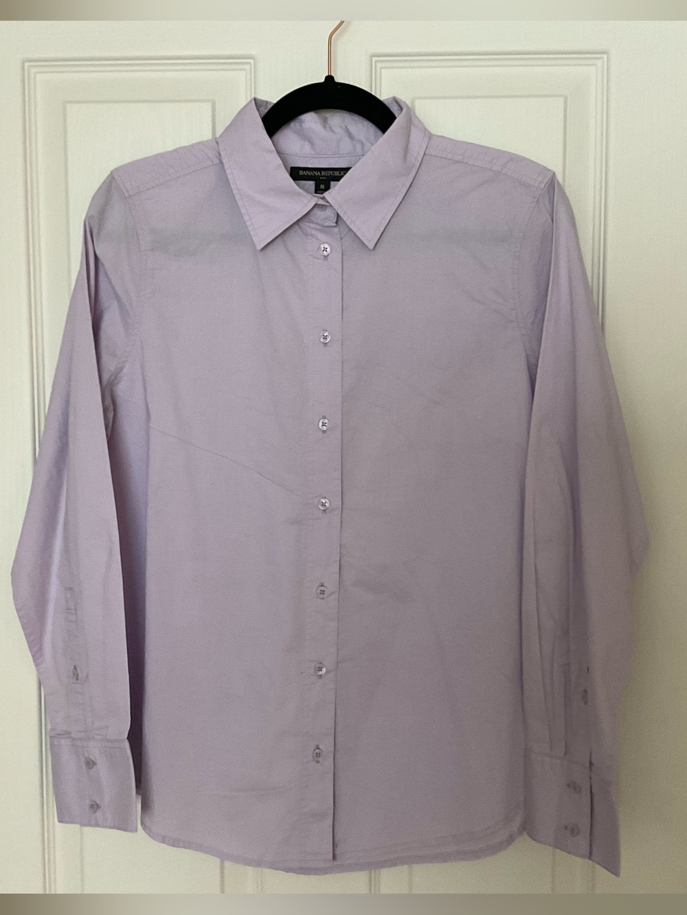 Banana Republic Light Lavender Button-Front Dress Shirt